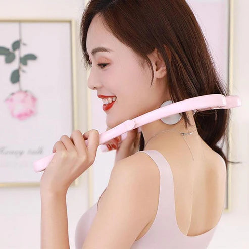 High Quality Multi-function Manual Relaxed Cervical Massager Pressure Relieve Double Ball Pressing Meridian Massager